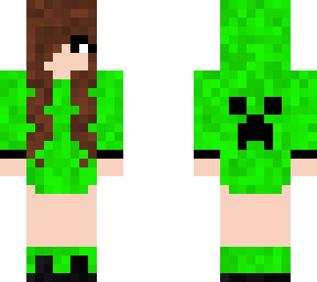 creeper hoodie girl