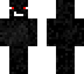 black man with red eyes