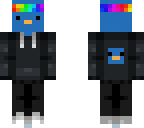 ninja pigeon in hoodie colorush
