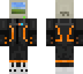 orange screen head