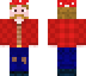 red the lumber jack