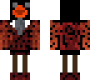 weird scary something bird idk