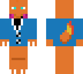 charmander in suit