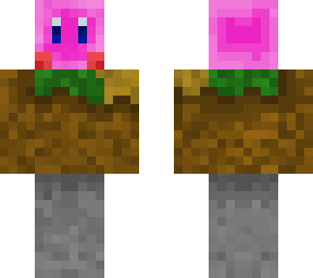 kirby on a ledge
