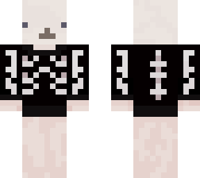 lamb in skeleton sweater