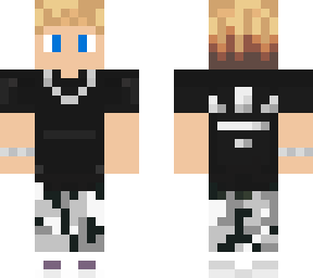 blonde boy skin white camo skin