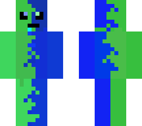 blue and green