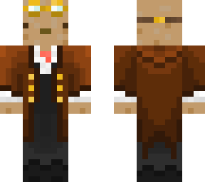 brown steampunk axolotl guy