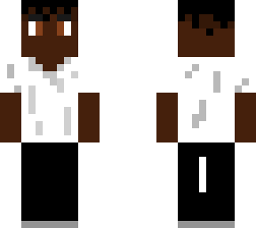 classic black with white shirt