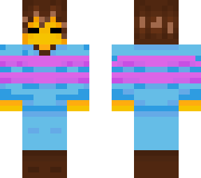 frisk (undertale) (with striped sleeves)