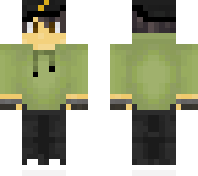 hoodie with beret and gloves