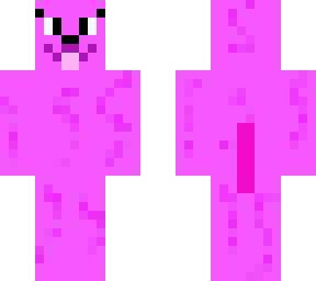 pink girl dog skin