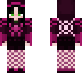 pink web girl