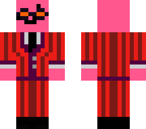 hammy's red guy in a suit