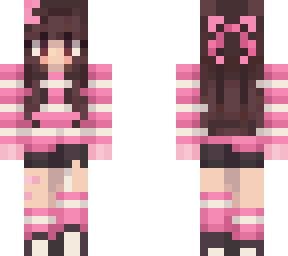 kazu pink stripes