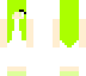 lime snowflake girl