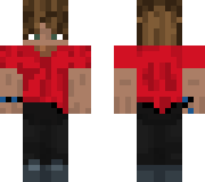 my skin + steve + red