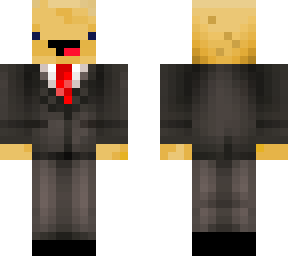 potato in a suit