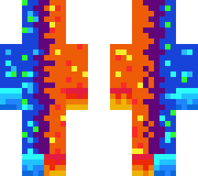 the lava and water skin
