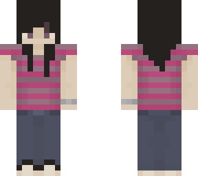 pink striped