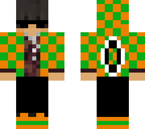 zer0 orange and green