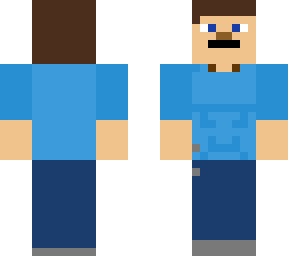 avocado animation's steve (layered muscles)