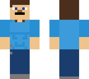 avocado animation's steve (layered muscles the others were backwards im sorry)