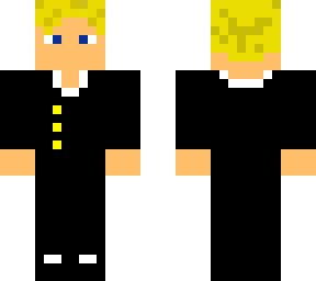 blond suit