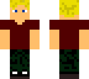 blond t shirt