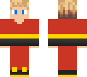 blonde boy iron man edition