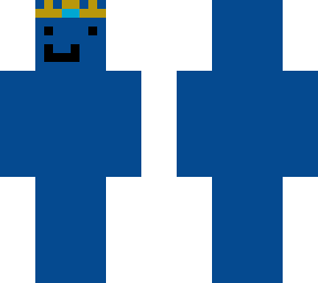 blue crown guy