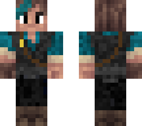 dracko survivor con toque en pelo azulado.