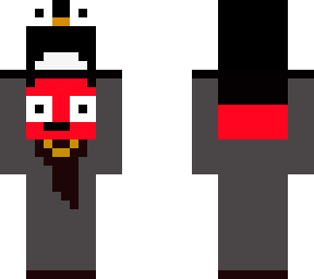 my main skin holding a cute penguin