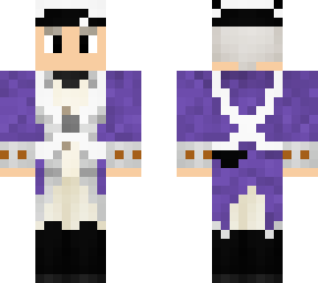 purple british uniform w/ whig