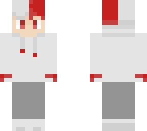 red and white haired boxing trainie