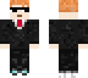 black suit