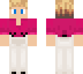 blonde boy magenta edition