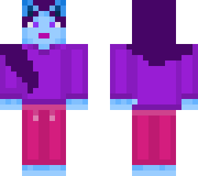 blue fox girl