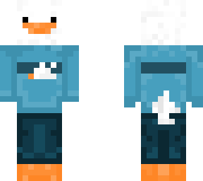 goose with a sweater