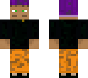 hakari but purple haired