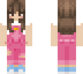 j43ded pink overalls