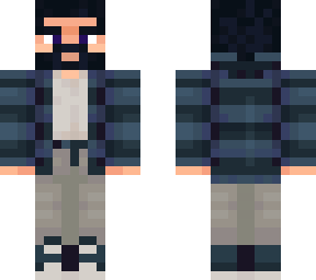 josuke part 8 (blue bee jacket casual, beard)