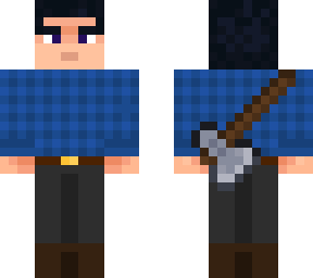 josuke part 8 (lumberjack, blue)