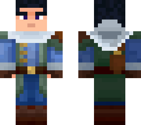 josuke part 8 (medieval winter archer, un-masked, steve cut))