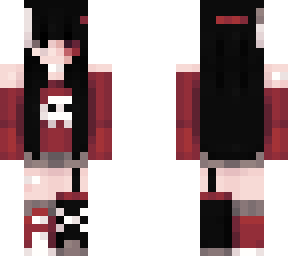 -- skull : girl