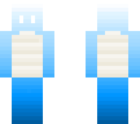 blue blorb with a vest