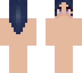 blue hair cute girl base