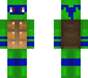 blue ninja turtle skin v3 | Minecraft Skin