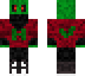 creeper with red