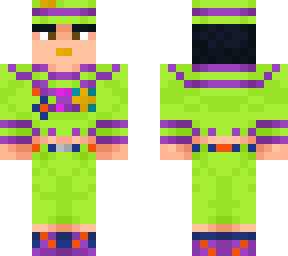 josuke part 8 (lime, orange dot shoes, more hair)